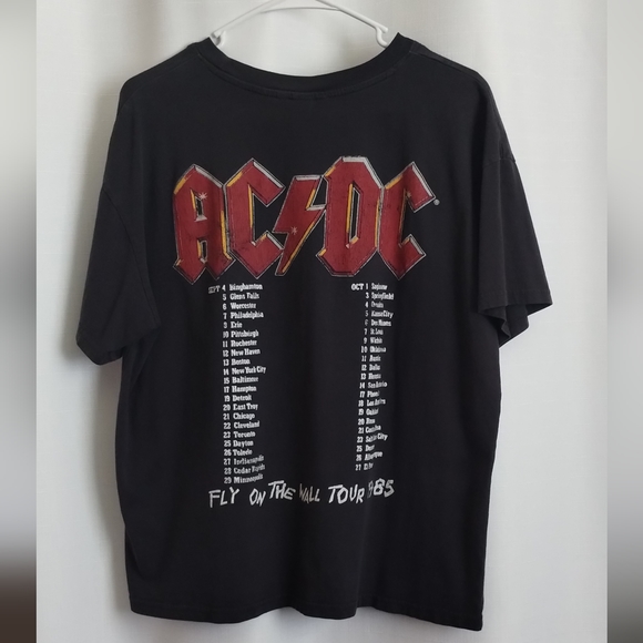 H&M AC/DC Vintage Style Graphic Tee Unisex Medium - Picture 6 of 8